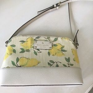 Kate Spade Hanna Wellesley Lemon Print Crossbody